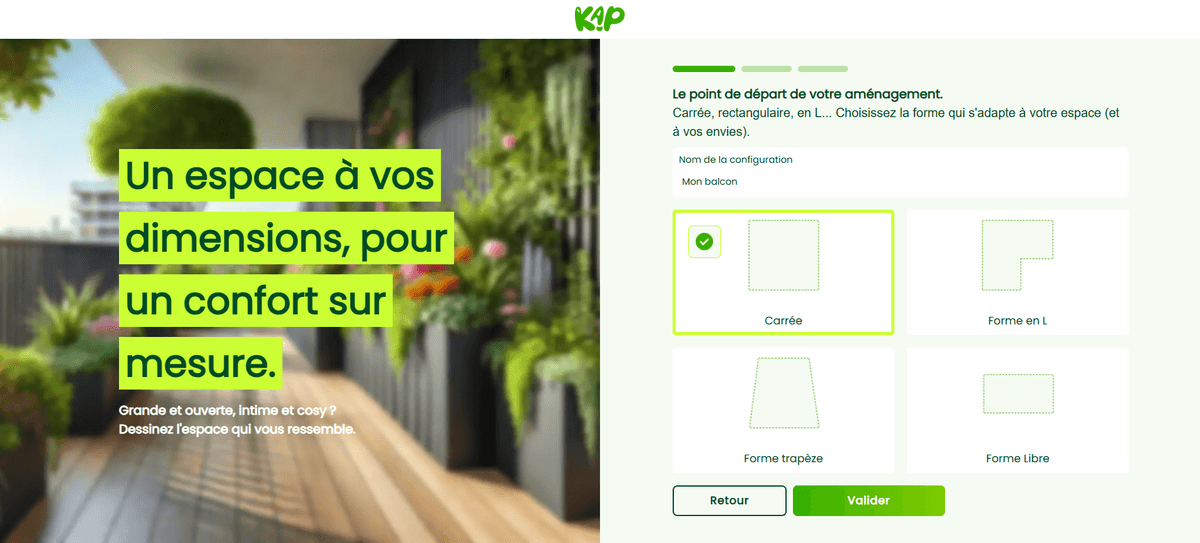 Kap Designer - Configurateur de terrasse en ligne